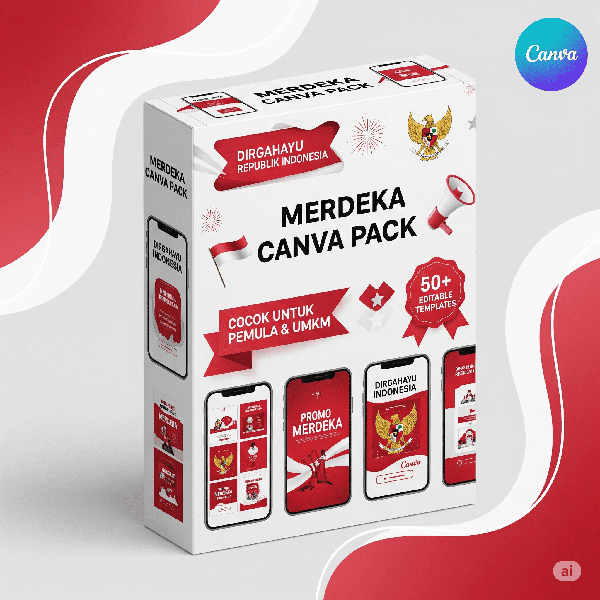 Merdeka Canva Pack