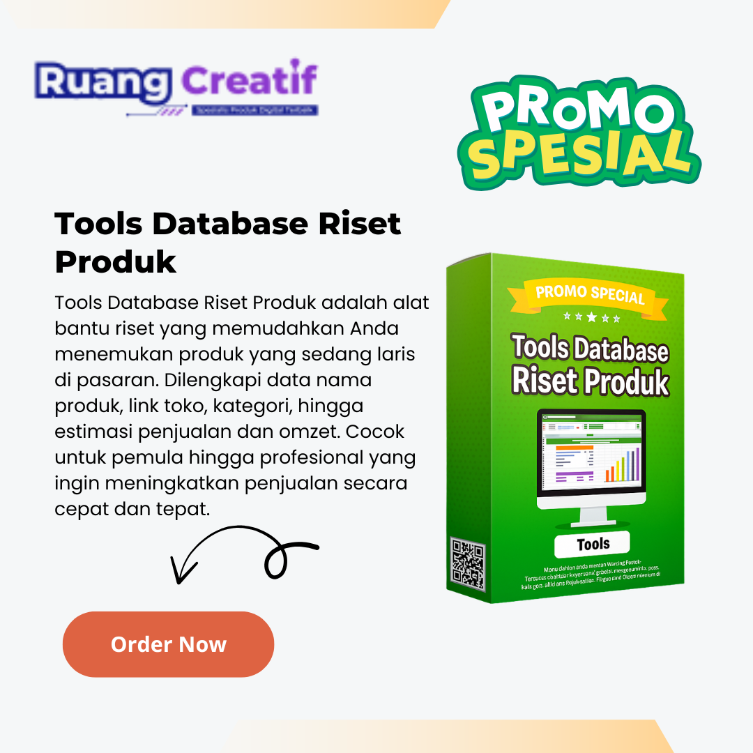 Tools Database Riset Produk