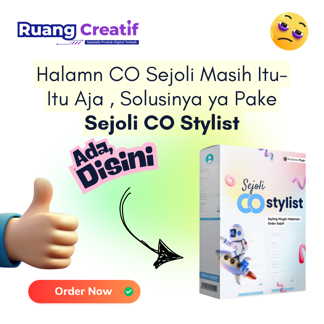 Sejoli CO Stylist – Plugin Styling untuk Halaman Order Sejoli